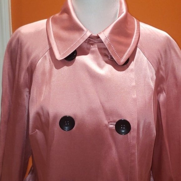 I.N.C. International Concepts pink satin coat - Picture 6 of 11